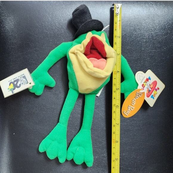 Vintage Warner Brothers Michigan J. Frog Plush Toy 1997 - 9 L x 7 W  NWT - Picture 3 of 10